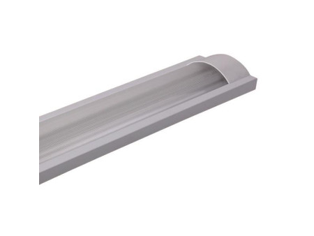 ΦΩΤΙΣΤΙΚΟ ΜΕΤΑΛΛΙΚΟ ΚΕΝΟ ΟΒΑΛ ΓΙΑ LED TUBE 2Χ120cm