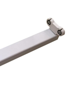ΦΩΤΙΣΤΙΚΟ ΚΕΝΟ SLIM ΓΙΑ LED TUBE ΜΕ ΤΡΟΦΟΔΟΣΙΑ 1 ΑΚΡΟΥ 2Χ0.60m