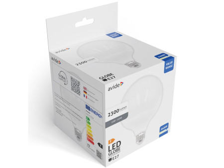 Avide Value LED G120 SMD Globe Opal E27 23W CW 6400K | ATC | 15.001.2129