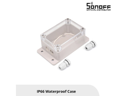 GloboStar® 80041 SONOFF IP66-CASE-R2 - BOX Case for SONOFF Smart Switches Waterproof IP66