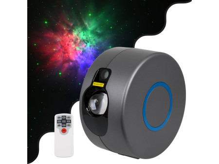 GloboStar® 78595 XL Διακοσμητικό Φωτιστικό Ειδικών Εφέ LASER NIGHT SKY AURORA GALAXY 3D LED 10W AC 230V - Πρίζα Schuko και Ασύρμ