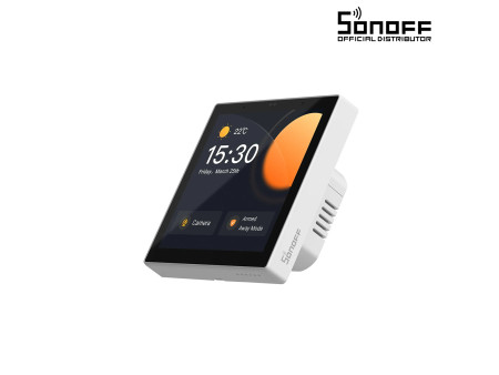 GloboStar® 80095 SONOFF NSPanel86PW Wi-Fi & Zigbee 3.0 Smart Scene Wall Switch (86/EU Type) - AC 100-240V - Integrated HMI Touch