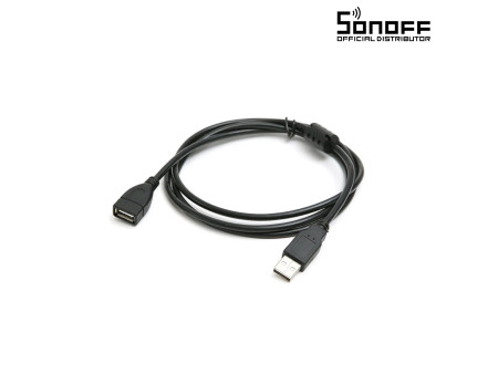 GloboStar® 80104 SONOFF USB Male to Female Extension Cable 2.0 Cable Length 150cm