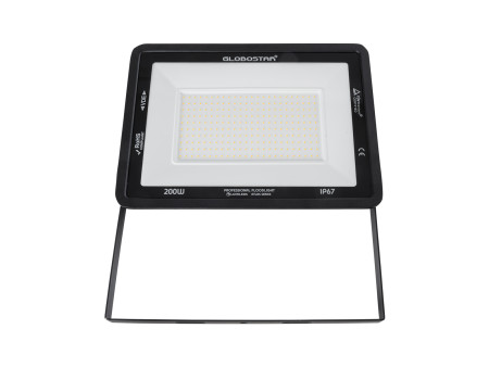 GLOBOSTAR® ATLAS 61433 Προβολέας LED 200W 23000lm 120° AC 220-240V Αδιάβροχο IP67 Θερμό Λευκό 2700K - Lumileds SMD Chip - TÜV Rh