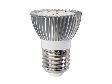 GloboStar® 79691 Σποτ LED E27 MR16 28W 300lm 120° AC 220-240V IP20 Grow Light Full Spectrum - LED Σποτ Ανάπτυξης Φυτών για Κάλυψ