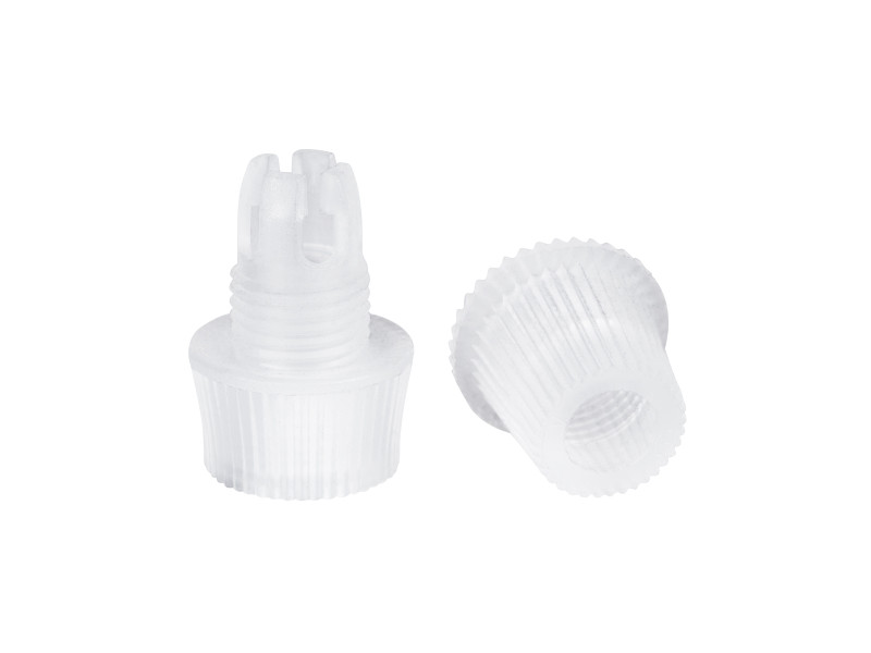 GloboStar® DIY 77562 Επιτοίχιος Στυπιοθλίπτης - Στήριγμα Καλωδίου Φωτιστικού - Φ1.6 x Υ2.3cm - Διάφανο - Πλαστικό - 5 Χρόνια Εγγ