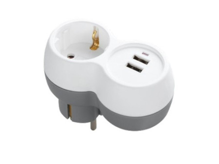 Technik Professional Πρίζα 1 Θέση + 2 USB-A 16A | ATC | 41.004.0001