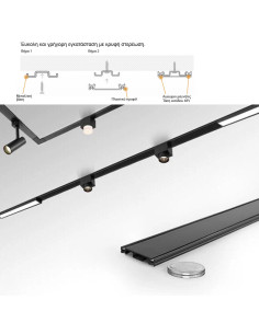 ΜΑΓΝΗΤΙΚΗ ΡΑΓΑ ΜΑΥΡΗ 1000x30x5mm