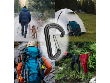 ALCA σετ καραμπίνερ 883010, 32x55mm, 10τμχ