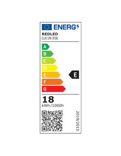 GLOBE LED G120 E27 18W  WARM 2.0(κατασκευή Κίνα) | REDLED | 29382 2