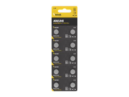 Technik Αλκαλικές Μπαταρίες Κουμπί Platinum AG9 / LR45 / 194 / 394 1.5V B10 | ATC | 01.005.0158