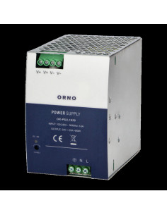 Τροφοδοτικό ράγας , 24VDC, 20A, 480W, μεταλλικό περίβλημα