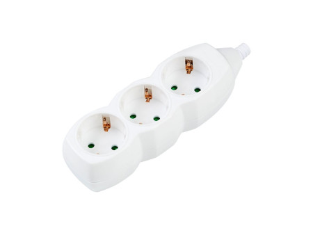 Technik Πολύπριζο 3 Θέσεων Χωρίς Καλώδιο 16A Λευκό | ATC | 41.001.0028