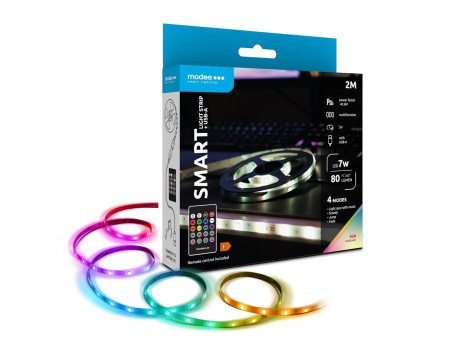 Modee Ταινία LED Smart με Τηλεχειριστήριο 7W IP20 RGB & USB 80lm 2M | ATC | 40.005.0005