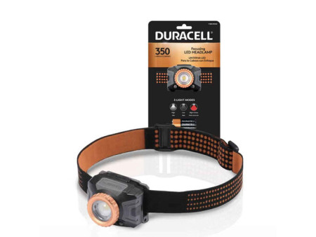 Duracell Φακός Κεφαλής με Λειτουργία Εστίασης DH350SE (+3AAA) IPX4 350lm B1 | ATC | 31.004.0002