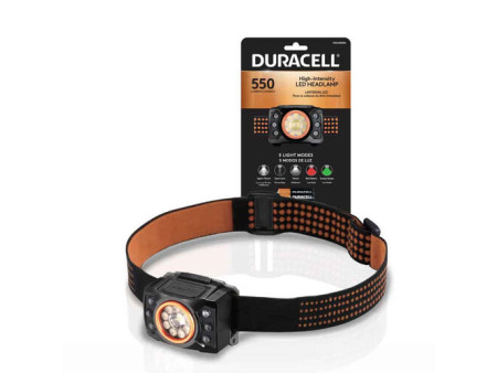 Duracell Φακός Κεφαλής DH550SE (+3AAA) IPX4 550lm B1 | ATC | 31.004.0003