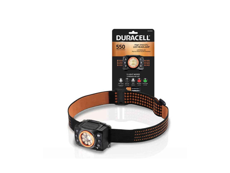 Duracell Φακός Κεφαλής DH550SE (+3AAA) IPX4 550lm B1 | ATC | 31.004.0003