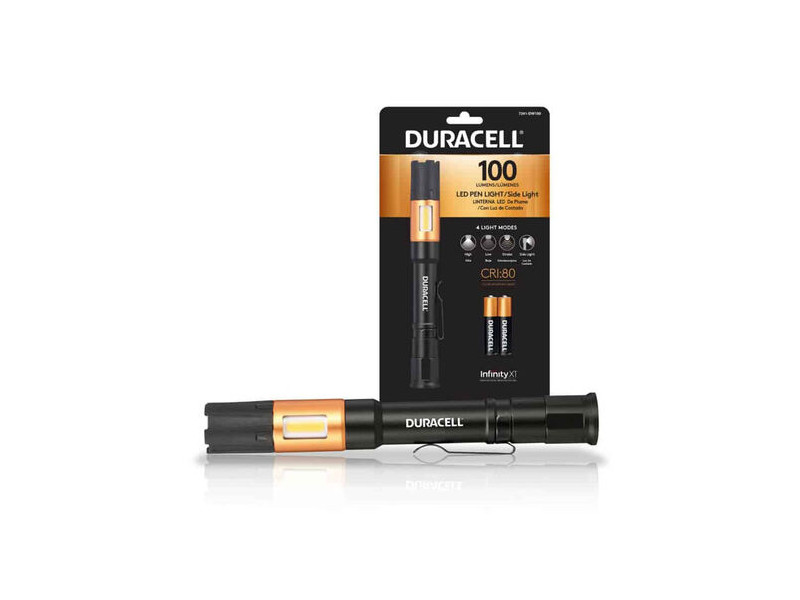 Duracell Φακός Στυλό Χειρός DW100SE (+2AAA) IPX4 CRI80 100lm | ATC | 31.004.0004