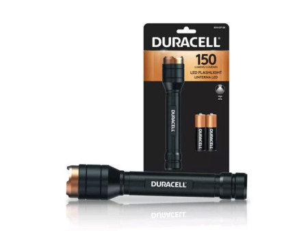 Duracell Φακός Χειρός Αλουμινίου DF150SEAAA (+2AAA) IPX4 150lm B1 | ATC | 31.004.0005