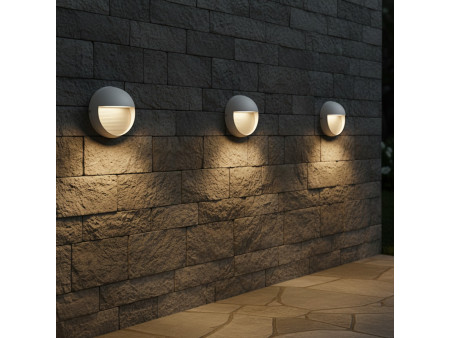 kelvo® STEPART KLV-101-0097 Μοντέρνο Φωτιστικό Σκαλοπατιού - Διαδρόμου LED 3W 375lm 45° AC 220-240V Αδιάβροχο IP65 Θερμό Λευκό 2