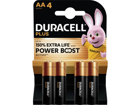 DURACELL Μπαταρίες Plus Boost MN1500 AA BL4 | ATC | 01.001.0168