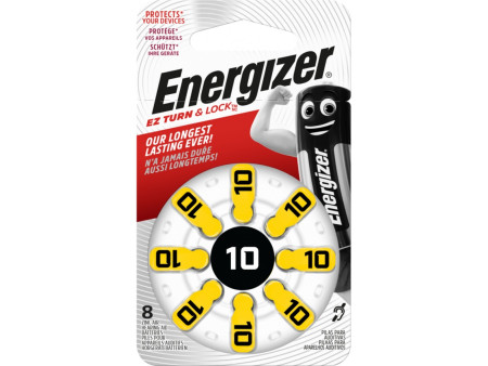 ENERGIZER Μπαταρίες Βαρηκοϊάς Zinc Air PR10/8BP | ATC | 01.008.0032