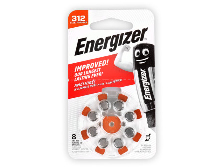 ENERGIZER Μπαταρίες Βαρηκοΐας Zinc Air PR312/8BP | ATC | 01.008.0033