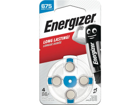 ENERGIZER Μπαταρίες Βαρηκοΐας Zinc Air PR675/4BP | ATC | 01.008.0034