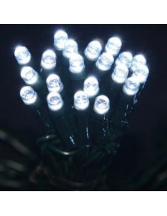 20 LED ΜΕ ΜΠΑΤΑΡΙΑ. ΠΡΟΓΡΑΜΜΑ ΚΑΙ ΧΡΟΝΟΔΙΑΚΟΠΤΗ. ΠΡΑΣΙΝΟ ΚΑΛΩΔΙΟ. ΨΥΧΡΟ ΛΕΥΚΟ | REDPOINT | 26430