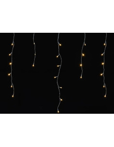 100 LED ΑΣΥΜΕΤΡΗ ΒΡΟΧΗ ΕΠΕΚΤΕΙΝΟΜΕΝΗ ΔΙΑΦΑΝΟ ΚΑΛΩΔΙΟ ΘΕΡΜΟ ΛΕΥΚΟ | REDPOINT | 26432