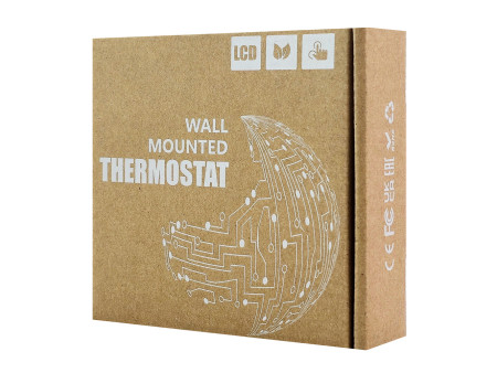 Smart θερμοστάτης αερίου BHT-800WM-GCLW, WiFi, επιτοίχιος, λευκός