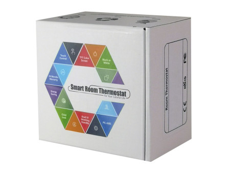 Smart θερμοστάτης αερίου BHT-15GCLW, WiFi, χωνευτός, μαύρος