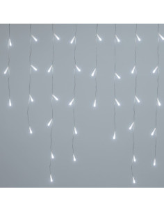 100 LED ΑΣΥΜΕΤΡΗ ΒΡΟΧΗ ΕΠΕΚΤΕΙΝΟΜΕΝΗ ΔΙΑΦΑΝΟ ΚΑΛΩΔΙΟ ΨΥΧΡΟ ΛΕΥΚΟ | REDPOINT | 26433 2