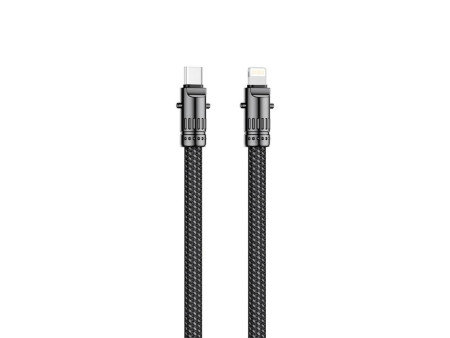 XO NB-Q289A Charging & Data Cable Type-C to Lighting 27W Black 20cm | ATC | 16.005.0412