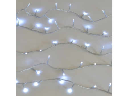 500 LED ΣΕ ΣΕΙΡΑ ΕΠΕΚΤΕΙΝΟΜΕΝΑ ΜΕ ΠΡΟΓΡΑΜΜΑ, ΔΙΑΦΑΝΟ ΚΑΛΩΔΙΟ, ΨΥΧΡΟ ΛΕΥΚΟ | REDPOINT | 29898