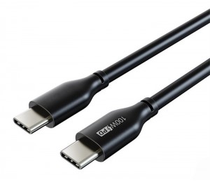 CABLETIME καλώδιο USB-C CT-CM100, 100W PD, E-MARK, 2m, μαύρο