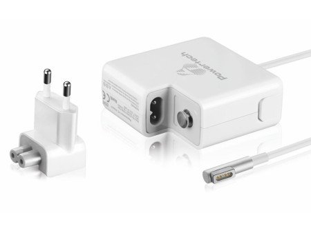 POWERTECH τροφοδοτικό laptop PT-288 για Apple, 60W, 16.5V/3.65A, λευκό