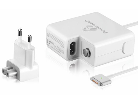 POWERTECH τροφοδοτικό laptop PT-289 για Apple, 60W, 16.5V/3.65A, λευκό