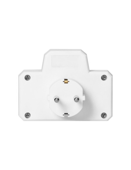 ADAPTOR ΑΣΦΑΛΕΙΑΣ ΑΠΟ ΣΟΥΚΟ ΣΕ ΔΥΟ ΣΟΥΚΟ + ΔΙΑΚΟΠΤΗΣ (Κατασκευή Κίνα) | REDPOINT | 25565
