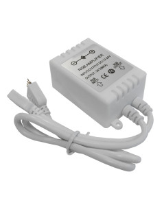 LED RGB Ενισχυτής Σήματος Πλαστικός 12v (144w) - 24v (288w) GloboStar 77407