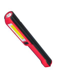Φορητός Φακός PEN COB LED Κόκκινο Χρώμα GloboStar 07007