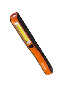Mini Φορητός Φακός PEN COB LED Πορτοκαλί Χρώμα GloboStar 07011