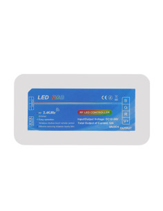 Ασύρματος LED RGB Controller με Χειριστήριο Τοίχου Αφής 2.4G RF 12v (288w) - 24v (576w) DC για Δυο Group GloboStar 04052 2
