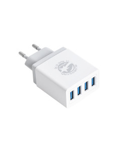 GloboStar® 69997 Φορτιστής Πρίζας Charger 4 x Type-A USB Port DC 5V 5.1A Max 5W 2