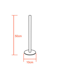 Μοντέρνο Minimal Επιτραπέζιο Μαύρο Φωτιστικό 50cm LED 8 Watt με Ασύρματο Χειριστήριο RF & Dimmer Πράσινο GloboStar ALIEN Design  2