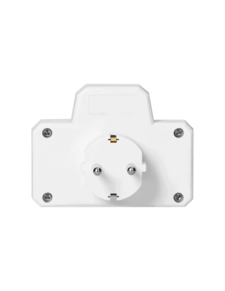 ADAPTOR ΑΣΦΑΛΕΙΑΣ ΑΠΟ ΣΟΥΚΟ ΣΕ ΔΥΟ ΣΟΥΚΟ + ΔΙΑΚΟΠΤΗΣ (Κατασκευή Κίνα) | REDPOINT | 25565