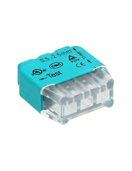 8004/3 ΚΛΕΜΑ ΜΕ ΑΥΤΟΜΑΤΟ ΚΟΥΜΠΩΜΑ 3 ΘΕΣΕΩΝ 0,75-2,5mm2 (100 ΤΕΜΑΧΙΑ) ORNO | REDPOINT | 28025