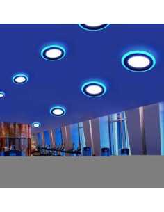 ΣΤΡΟΓΓΥΛΟ LED PANEL 3 ΣΕ 1 ΜΠΛΕ  ( ΧΩΝΕΥΤΟ ) | ΑΤΜΑΝ | LPL-00301 2
