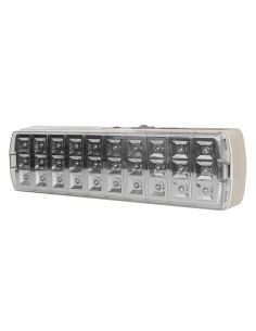 POWERTECH LED φωτιστικό εκτάκτου ανάγκης EMEL-0001, 1800mah, λευκό