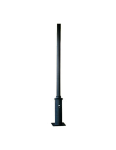 POLE - ΚΟΛΩΝΑ ΧΑΛΥΒΔΙΝΗ ΓΙΑ ΒΑΣΗ 300x300mm ΠΛΑΚΑ ΕΔΡΑΣΗΣ RAL C0026 Φ60x114x4000mm